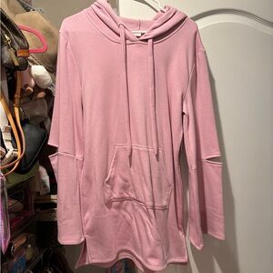 Make + Model Size S ripped elbow sweater dress